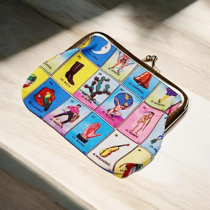 Loteria Coin Purse with Clasp