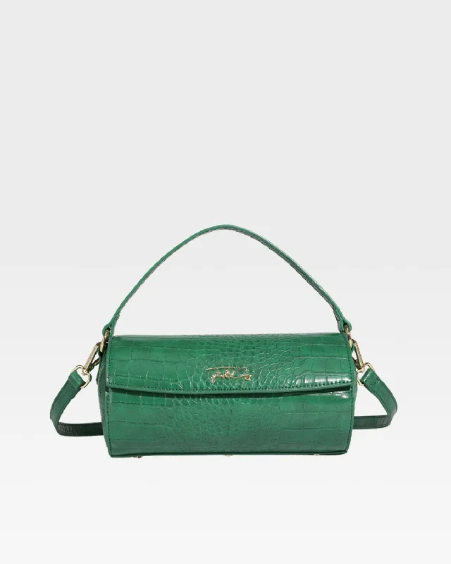 Barrel Purse in Emerald Green