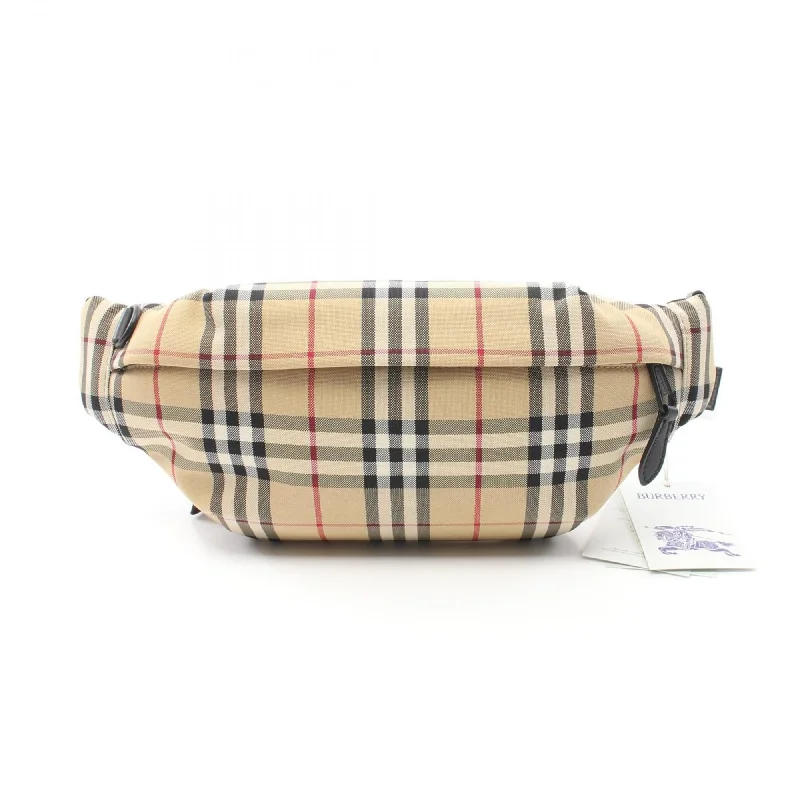 Burberry   Canvas Leather Fanny Pack