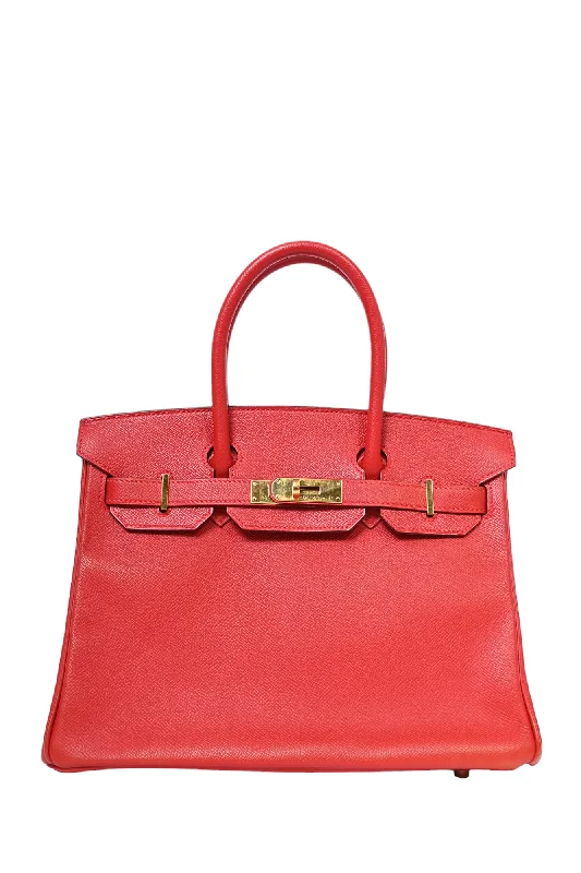 Hermès 2013 Red Epsom Leather Birkin 30