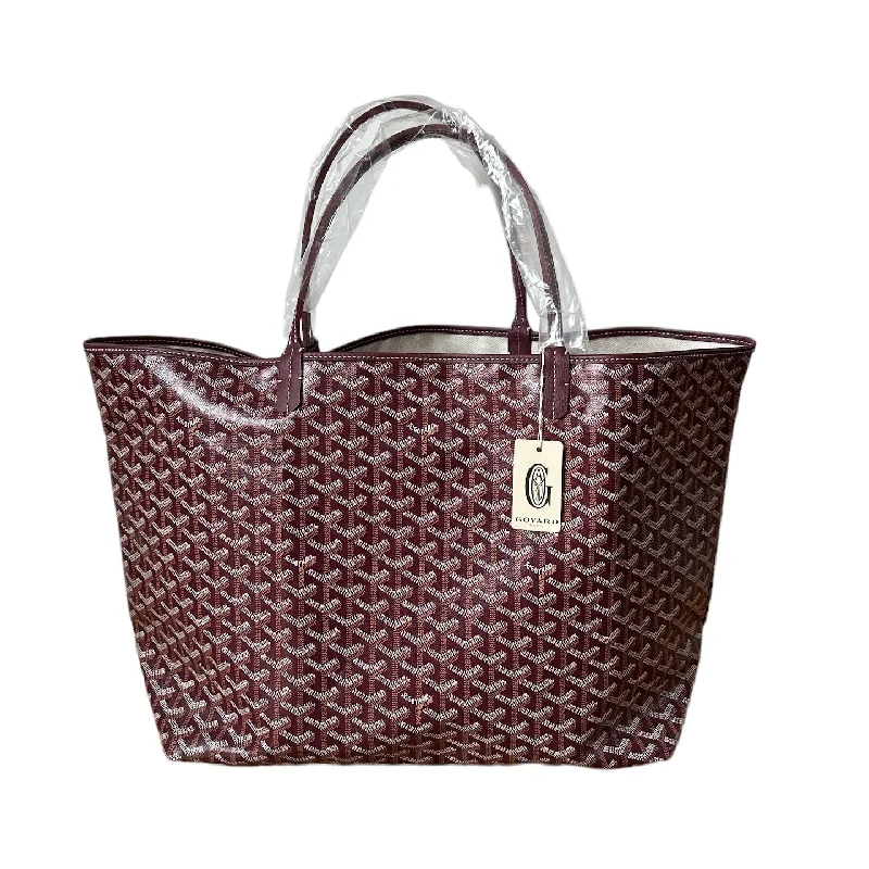 Goyard St. Louis Burgundy GM Tote (NWT)