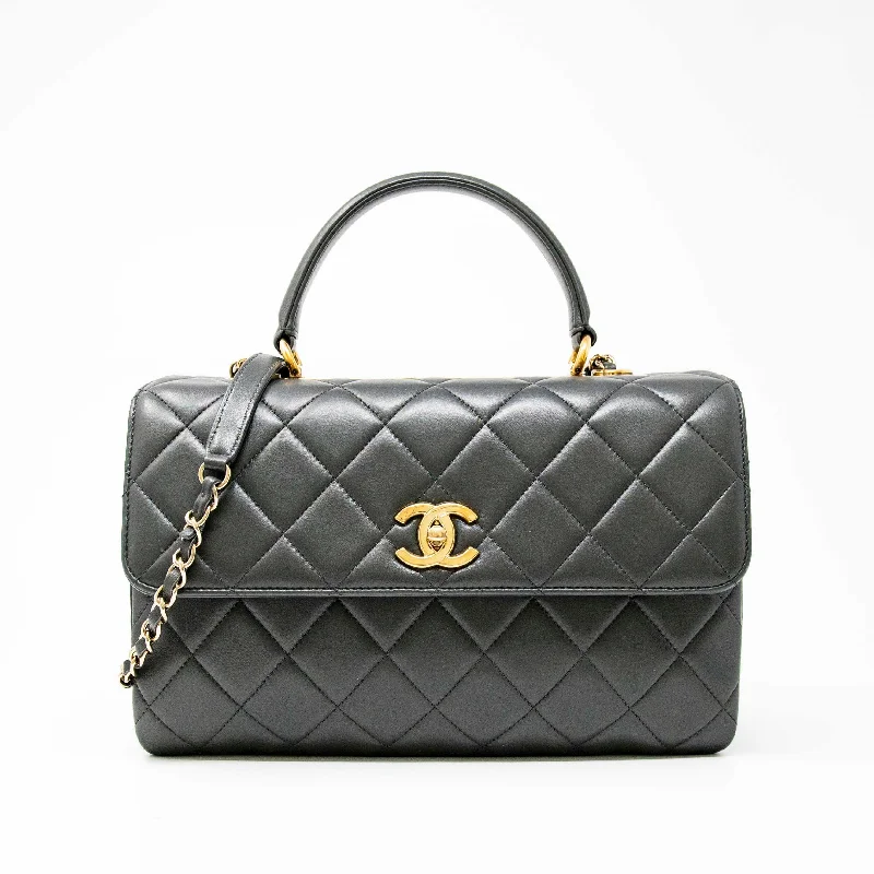 Chanel Grey Medium Trendy CC Flap Bag