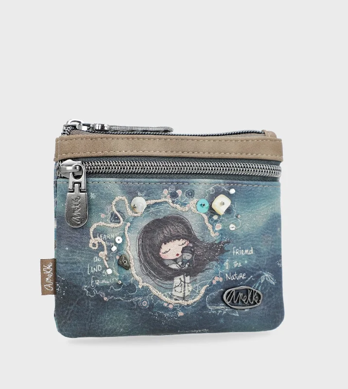 Iceland purse with double zip