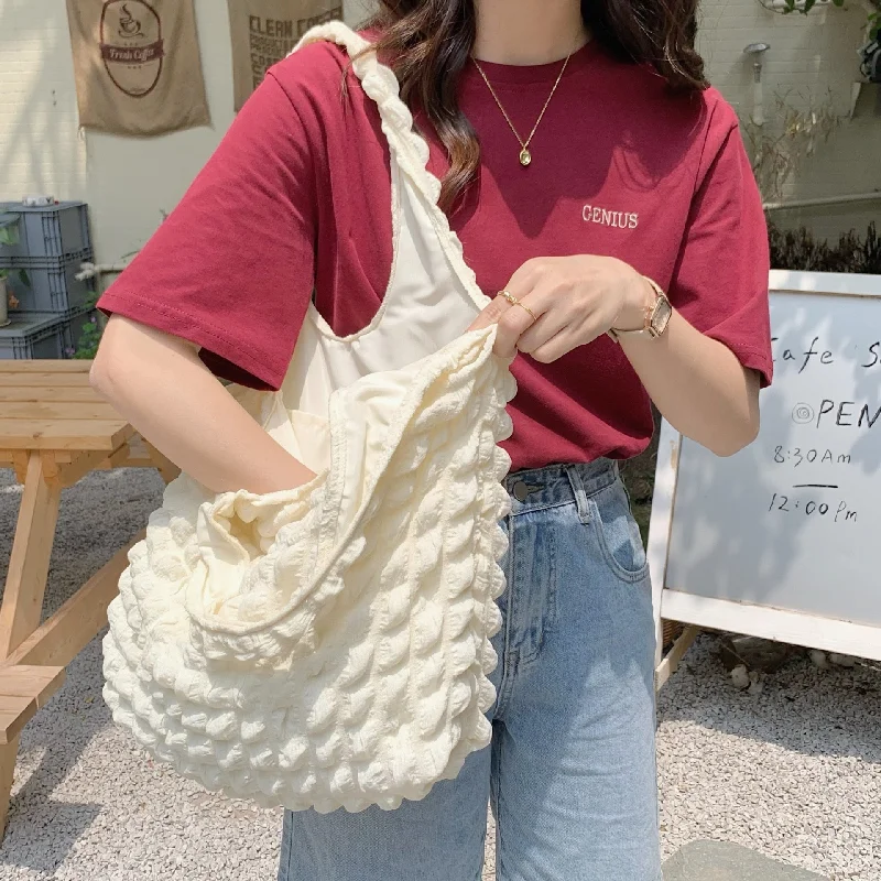 Women Cloud Bubbles Shoulder Bag