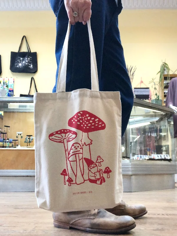 Gnome Mushroom Tote