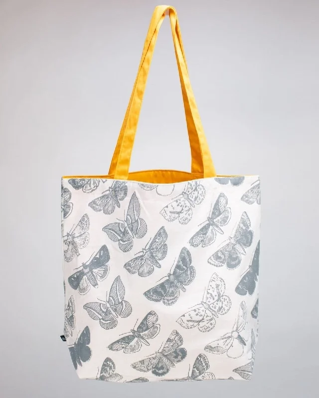 Moth Canvas Shoulder Tote