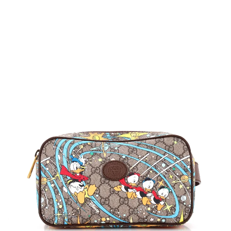 Disney Donald Duck Belt Bag Printed GG Coated Canvas