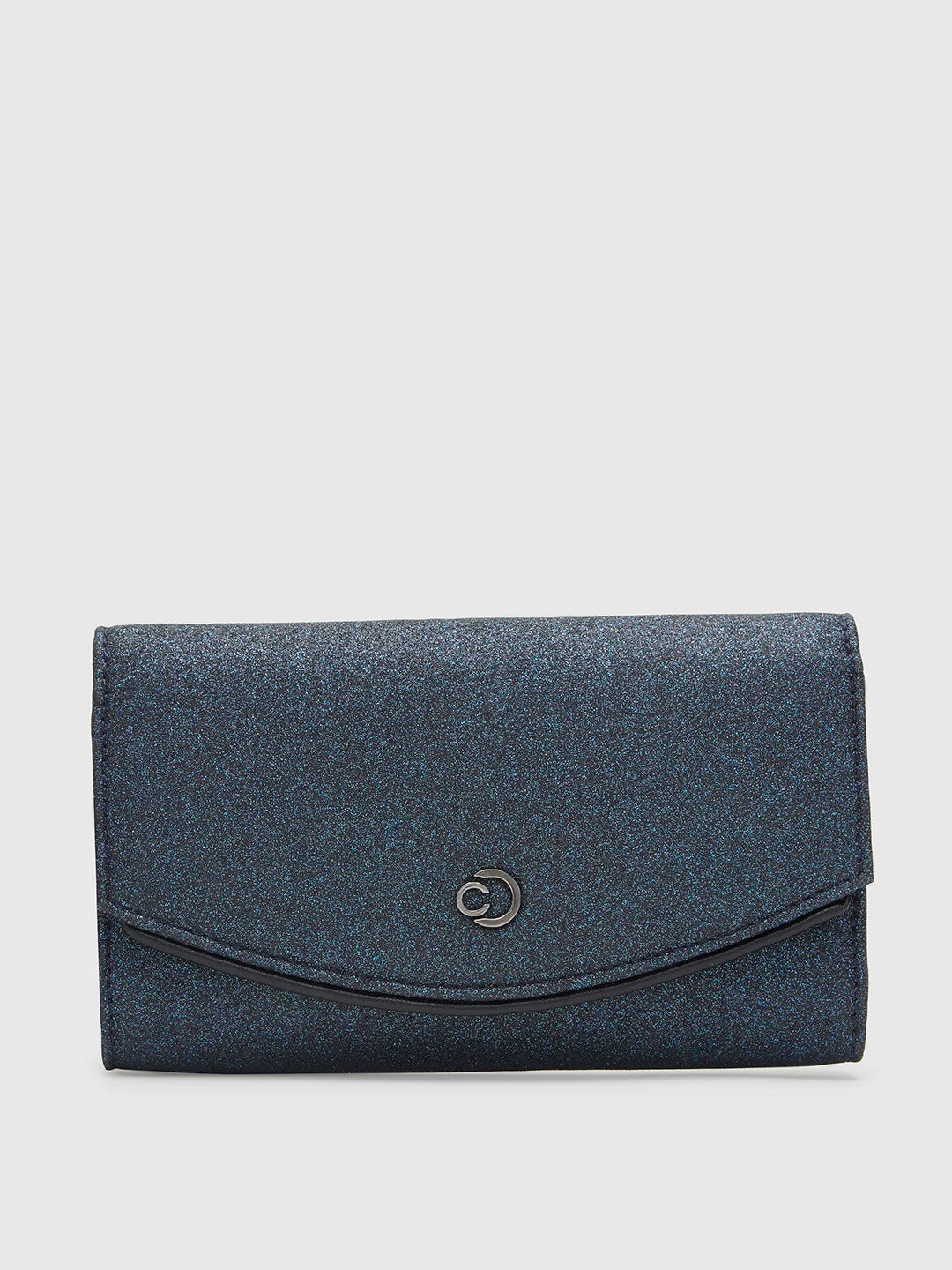 Caprese Junie Flapover Clutch Medium Navy