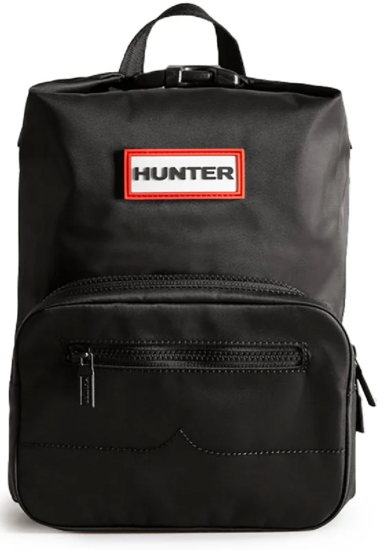 Hunter Nylon Pioneer M In Black Backpack