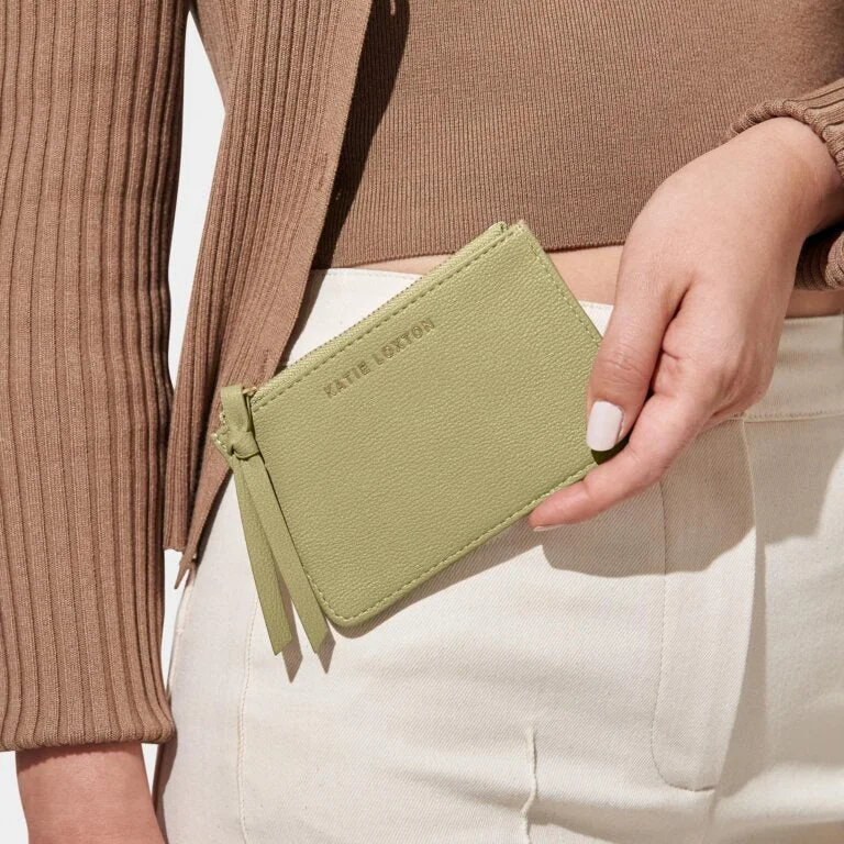 Isla Coin Purse & Card Holder | Olive