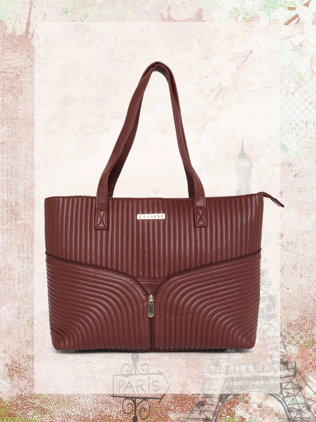 Caprese Marvel Tote Large Bordeaux