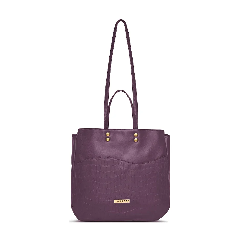 Caprese Tio Tote Large Plum