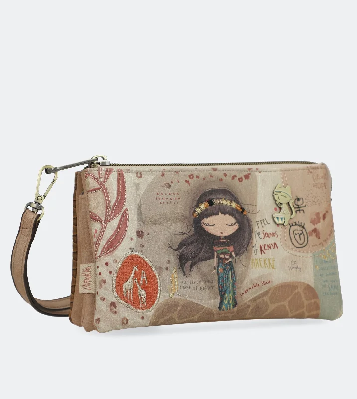 Kenya Collection Triple compartiment purse