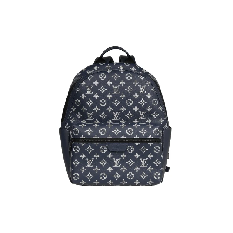 Louis Vuitton Discovery Backpack - Ink Blue Monogram Shadow (NWT)