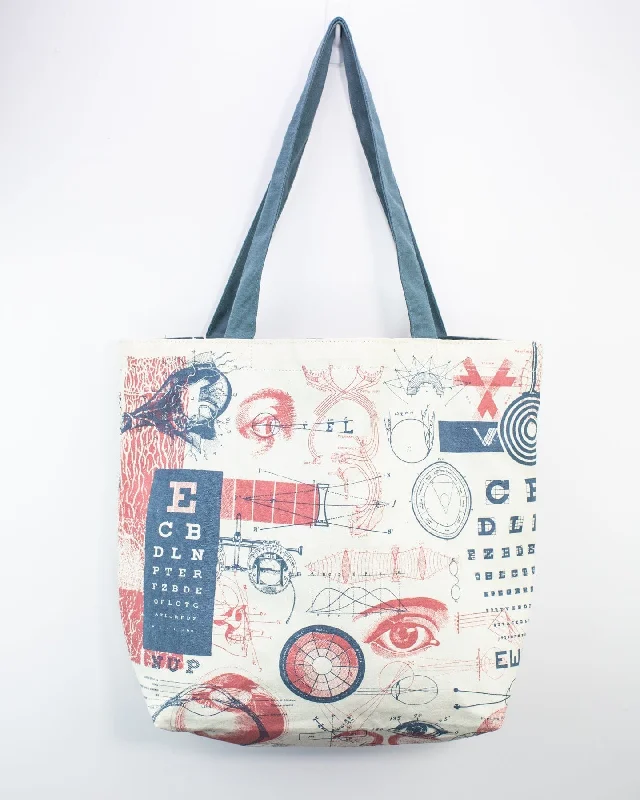 Optics + Sight Canvas Shoulder Tote