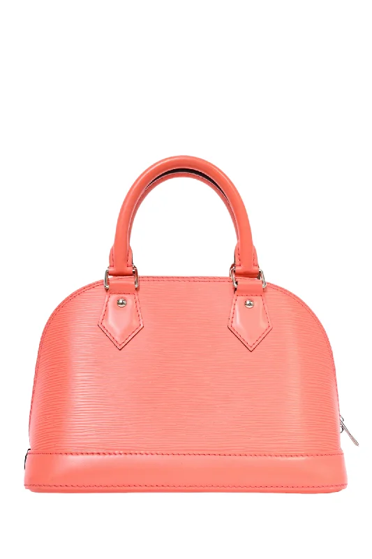 Louis Vuitton 2016 Coral Epi Leather BB Alma with Strap