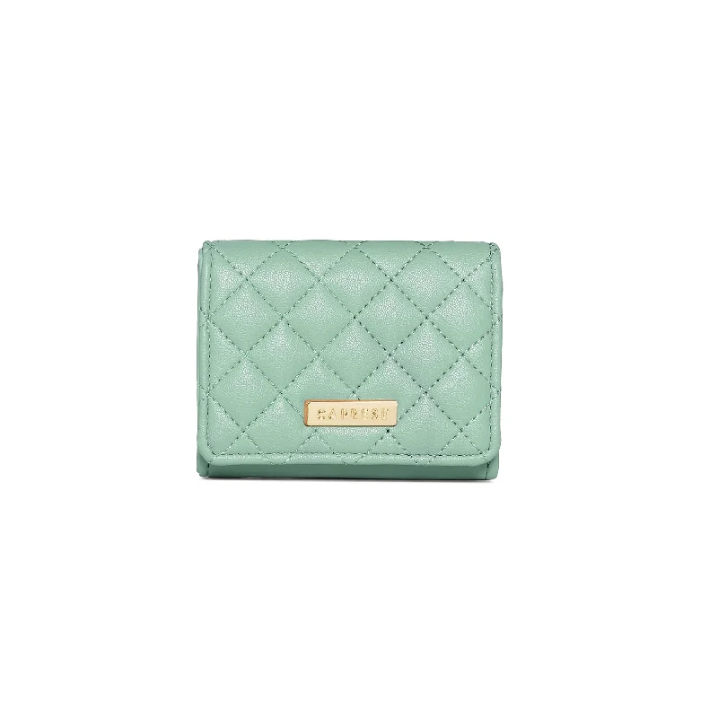 Caprese Erica Flap Wallet Small Powder Blue